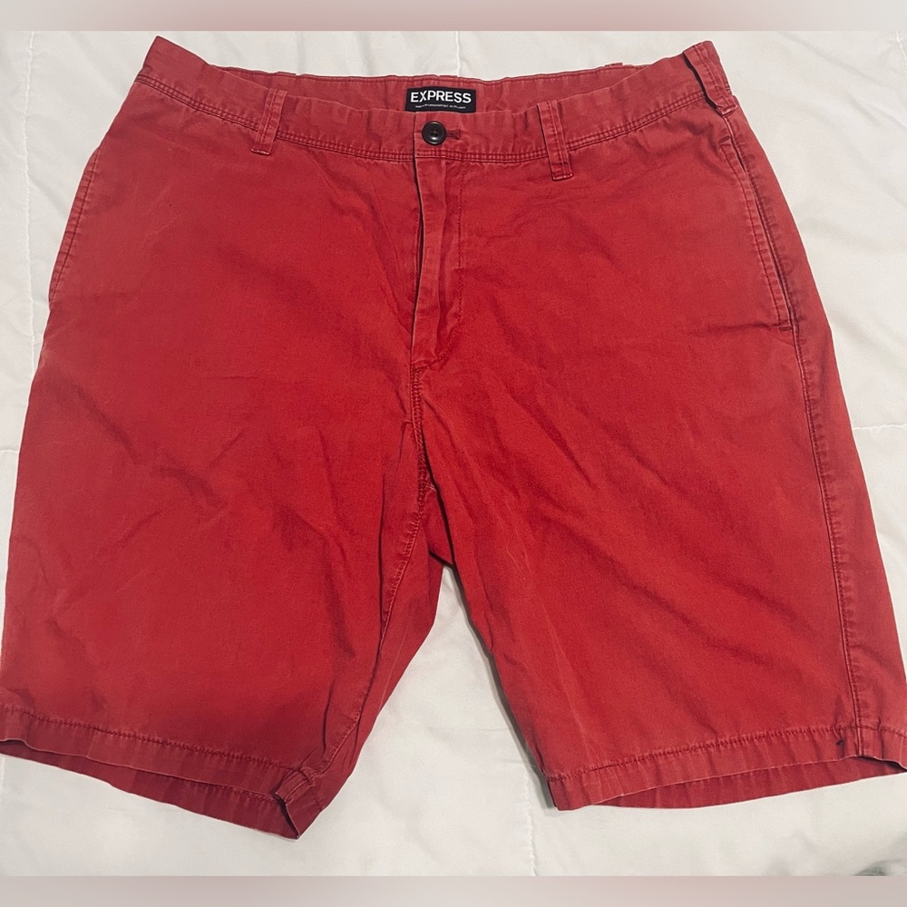 Express Men’s Red Shorts